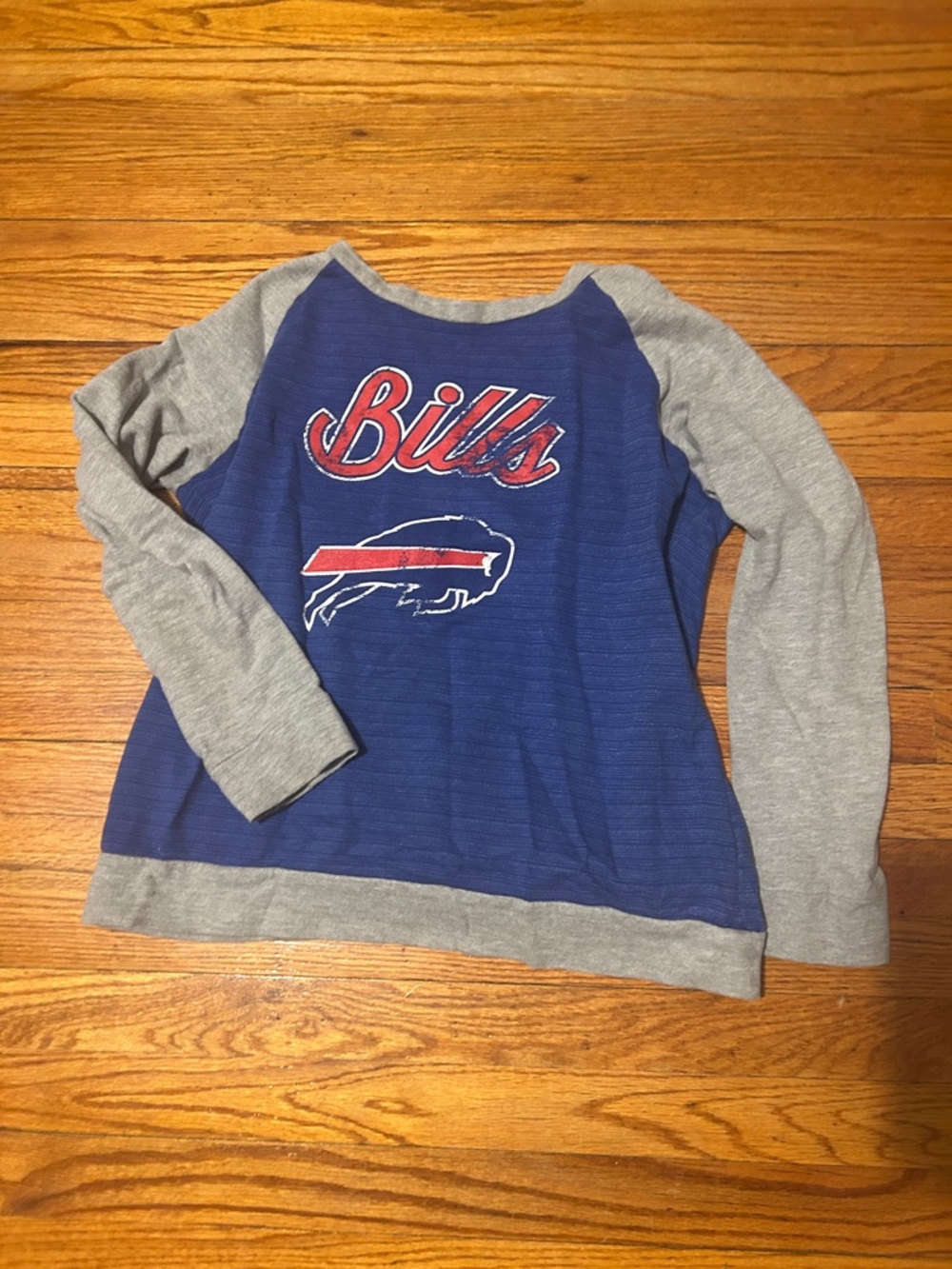 NFL women Buffalo Bills Raglan Sweatshirt size L